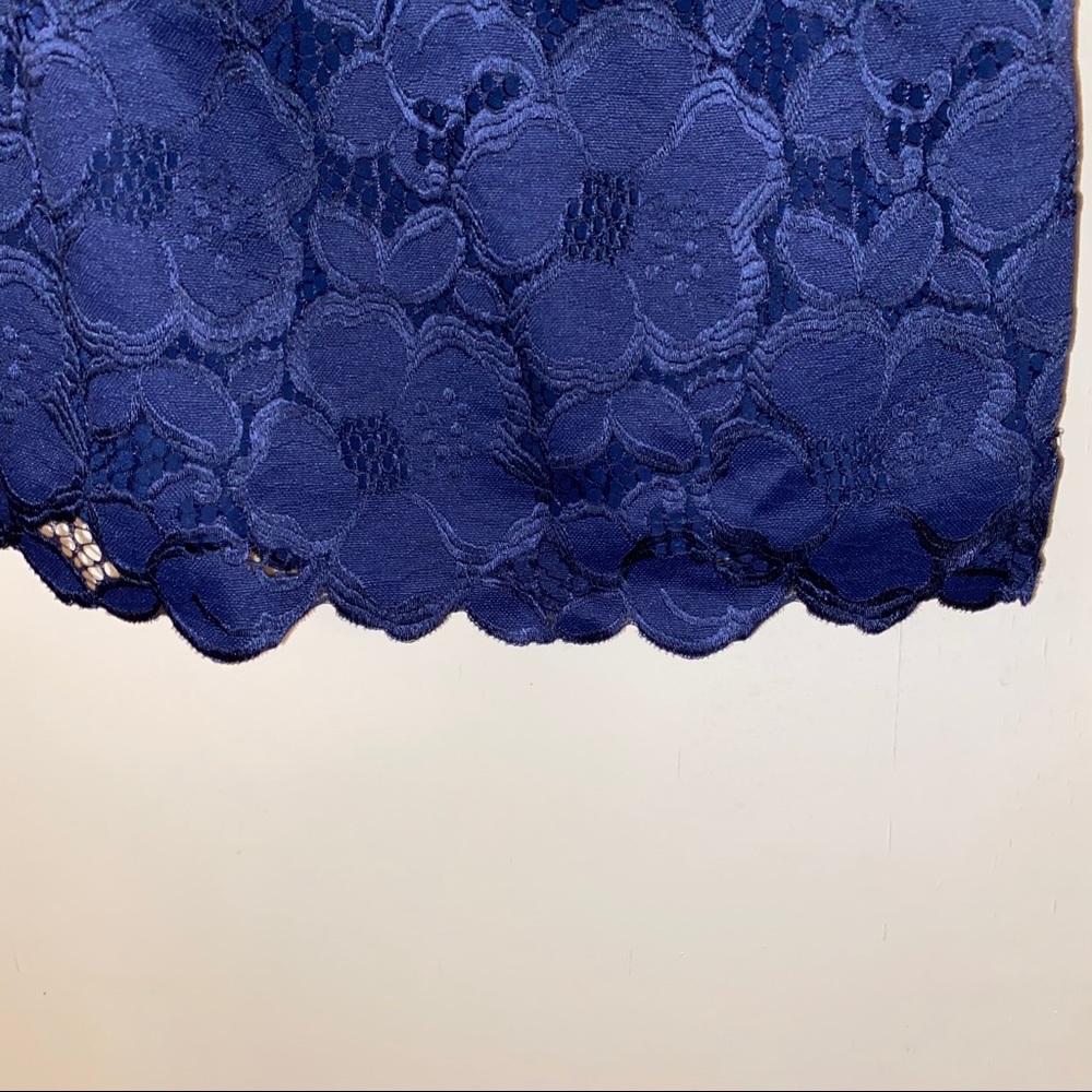 Lilly Pulitzer Dixie Sheath true Navy Lace Dress - Picture 5 of 6